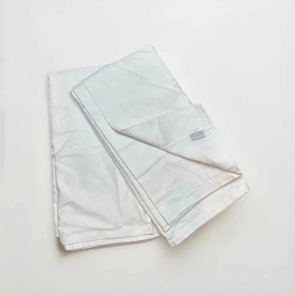 Restoration Hard 50W x 108L Brushed Cotton Twill Black Out Drapes. Set of 2